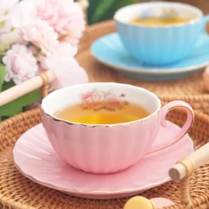 Ceramic Pumpkin Coffee Cup Light luxury ins latte black tea mug Home office minimalist afternoon tea set porcelain tea cups